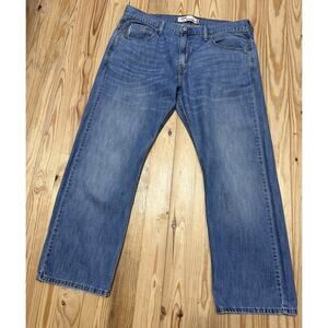 Levi's 569 Loose Straight Fit Jeans Men’s 38x30 Medium Blue 100% Cotton